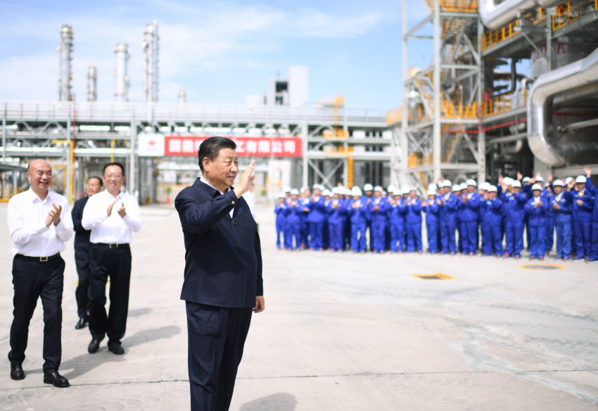 Presiden Xi Jinping Adakan Inspeksi ke Kota Yulin