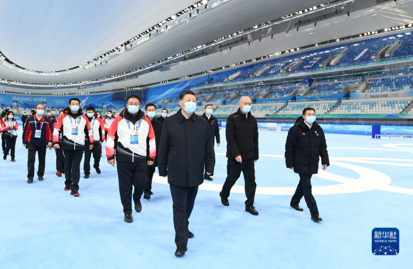 Xi Jinping Menginspeksi Persiapan Olimpiade Musim Dingin
