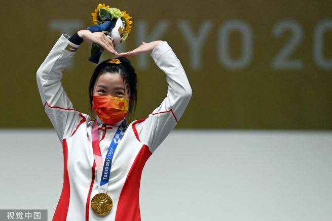 東京五輪初金メダル 10m女子エアライフル