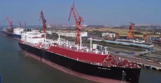 今年上半期、中国造船業は引き続き世界一を維持