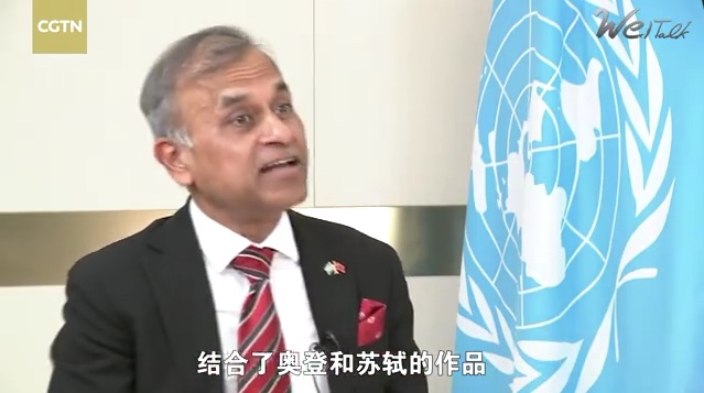 国連の中国常駐調整官、CGTNキャスターの独占インタビューに応える