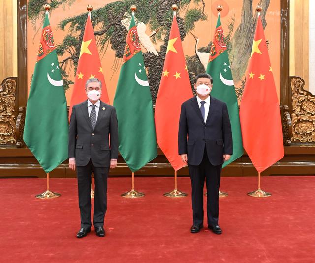 習主席 トルクメニスタン大統領と会談