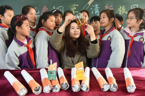 วันงดสูบบุหรี่โลก : เด็กจีนเสนอความคิดริเริ่ม