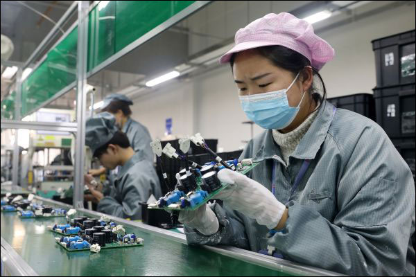 ดัชนีผู้จัดการฝ่ายจัดซื้อด้านอุตสาหกรรมการผลิตของจีนเดือนพ.ย.ที่ผ่านมาคิดเป็น 50.1%