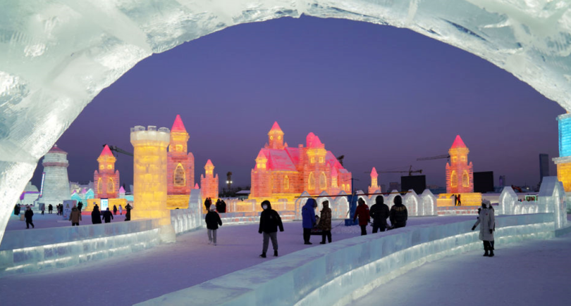 เปิดเทศกาลหิมะและน้ำแข็งสโนว์ เวิลด์ฮาร์บิน ครั้งที่ 23