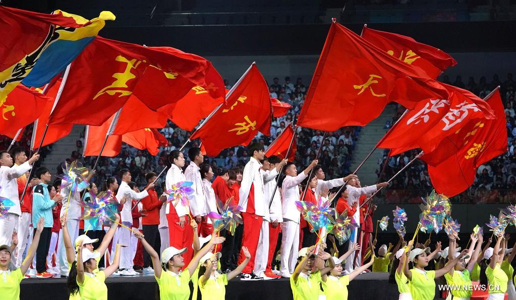 اختتام فعاليات الألعاب الوطنية الـ14 في شيآن