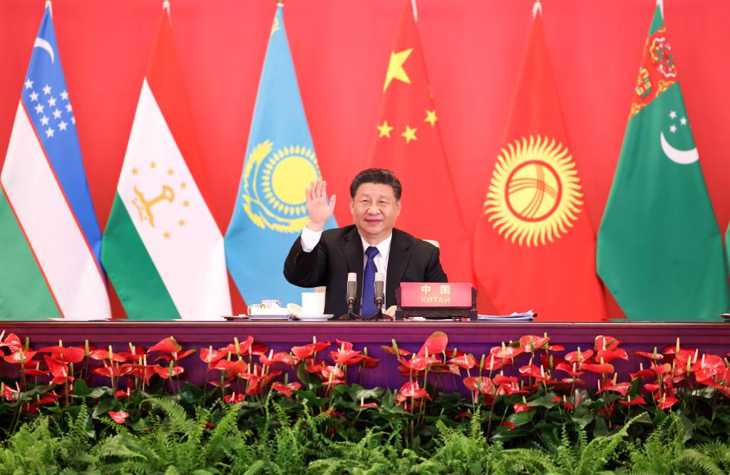شي يتعهد ببناء مجتمع مصير مشترك أوثق بين الصين ودول آسيا الوسطى