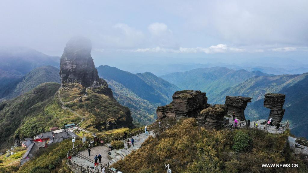 موقع للتراث الطبيعي العالمي لليونسكو-- جبل فانجينغ جنوب غربي الصين