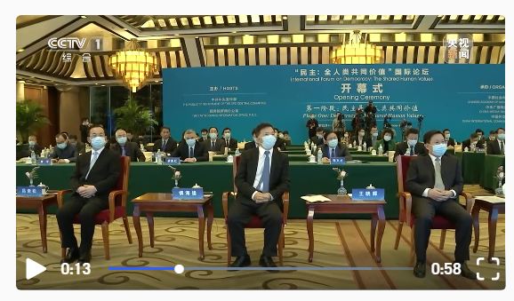 Forum Demokrasi Internasional “The Shared Human Values” Digelar Di Beijing