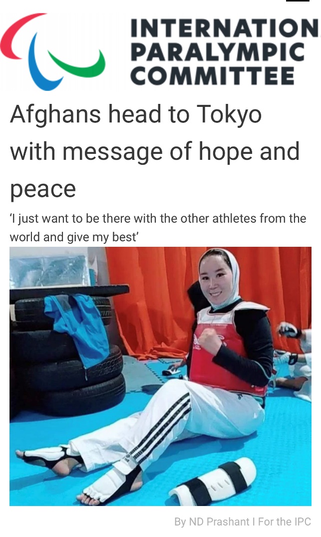 Pupus Impian Atlet Wanita Aghanistan untuk Paralimpiade Tokyo