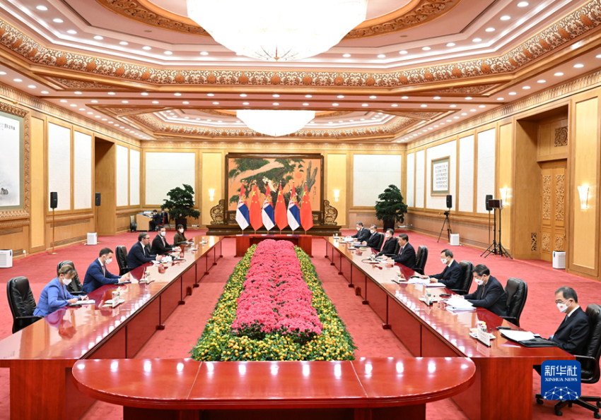 Xi Jinping Temui Presiden Serbia Aleksandar Vucic