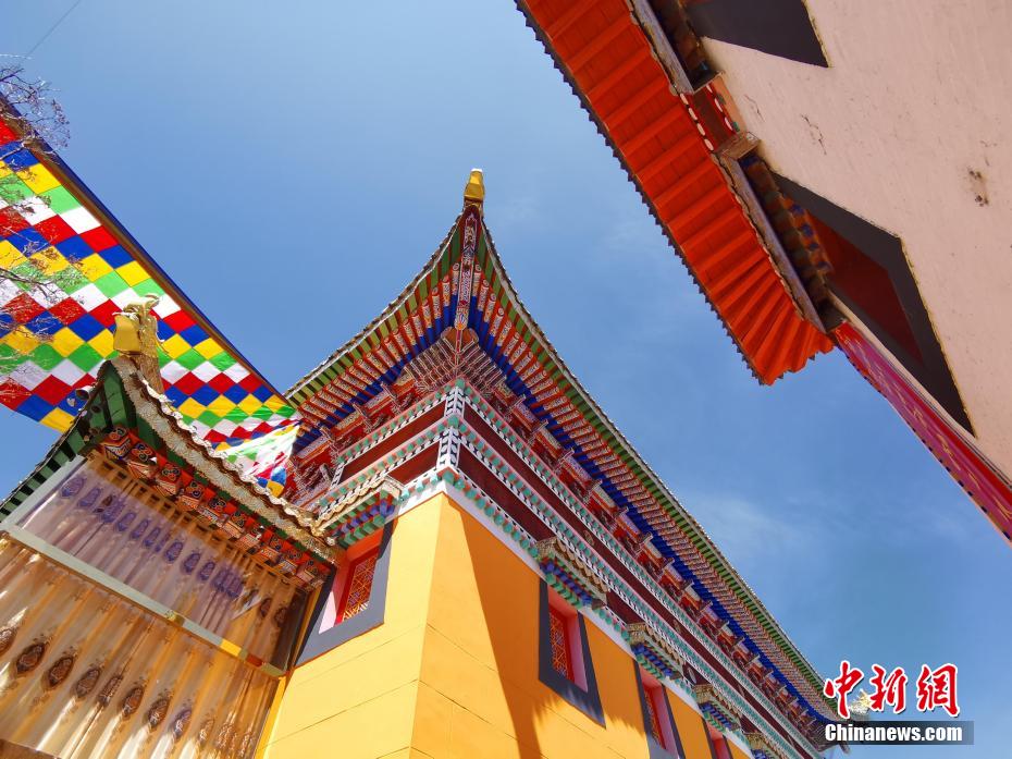 青海省の扎西多卡瑪殿　彩色面積が世界最大の単体チベット仏教殿建築に認定_fororder_1-3