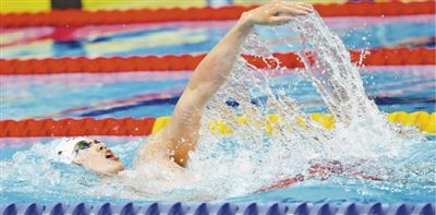 東京五輪金メダリストの水泳・汪順選手　全国運動会でも金メダル