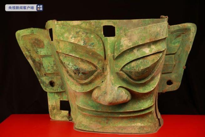三星堆遺跡から出土の青銅大仮面、ついに初公開