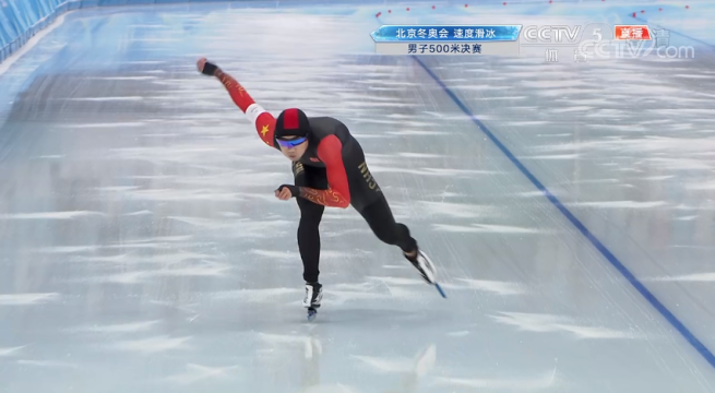 ＜北京冬季五輪＞中国勢4個目の金　スピードスケート男子500m高亭宇選手
