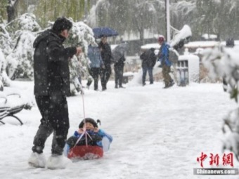 中国の西から東へ寒波が横断　「立冬」迎えた7日に多くの地域で初雪