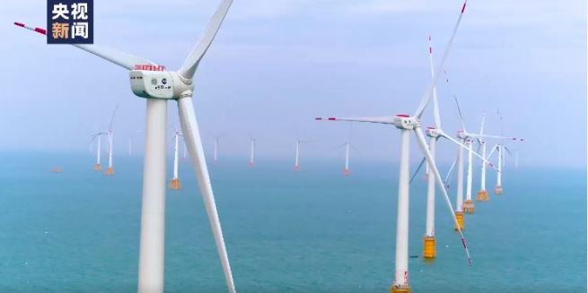 200万世帯の年間電力使用量を提供  中国初の100万キロワット級洋上風力発電所が発電開始