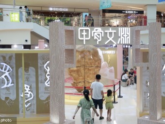 国家図書館所蔵の甲骨文字複製品が陝西省西安で初公開