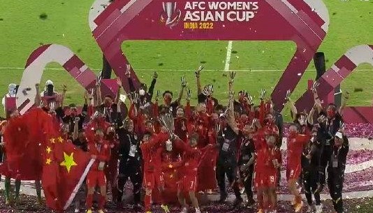 中国、16年ぶり優勝 サッカー女子アジア杯