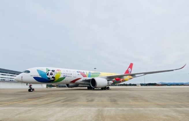 四川航空A350旅客機「ワールドユニバーシティゲームズ号」が新登場_fororder_F