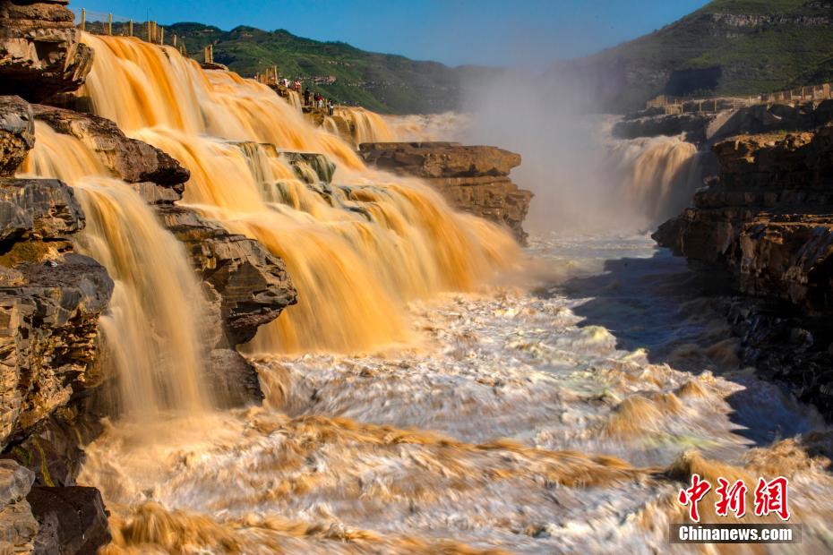黄河の壺口瀑布が秋のベスト観光シーズンに_fororder_黄河1