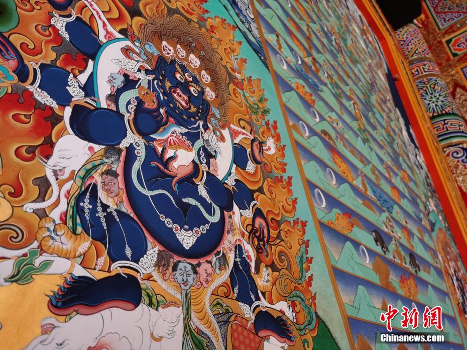 青海省の扎西多卡瑪殿　彩色面積が世界最大の単体チベット仏教殿建築に認定_fororder_1-4
