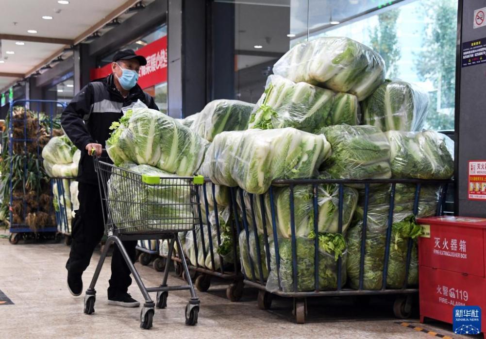 北京市のスーパーに産地直送の冬野菜登場　売れ行き好調