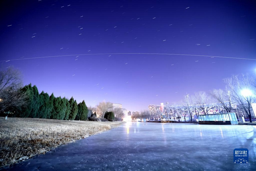 冬季五輪開催地の北京上空を通過する宇宙ステーション「天宮」_fororder_天宫1