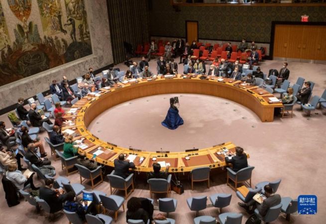 国連安保理 ウクライナ情勢の緊急会合で平和的解決を呼びかける