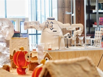 冬季パラをサポートする中国のスマートロボット