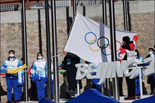 หมู่บ้านนักกีฬาเขตเหยียนชิ่งเตรียมรับการแข่งขันพาราลิมปิกฤดูหนาวปักกิ่ง 2022