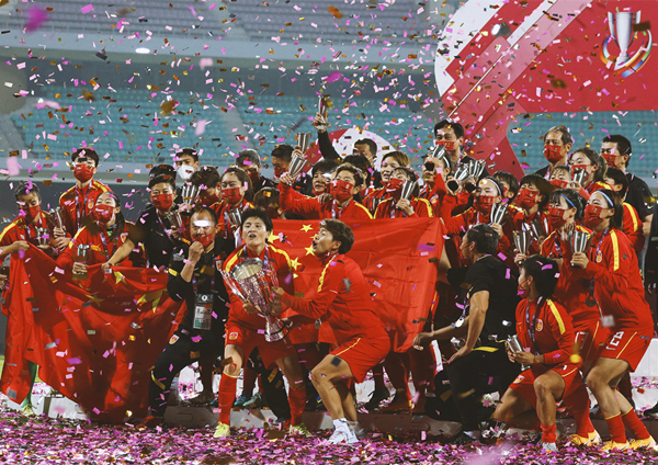 ฟุตบอลหญิงจีนคว้าแชมป์เอเชียนคัพ