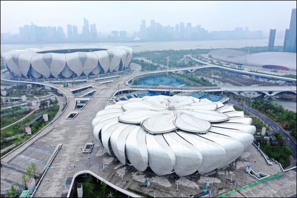 สนามแข่งขันเอเชียนเกมส์หางโจว 2022 สร้างเสร็จแล้วทั้งหมด