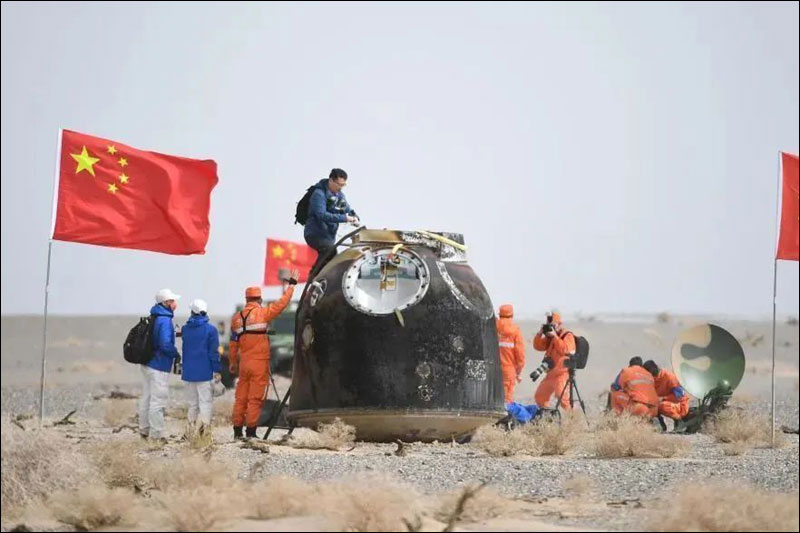นักบินอวกาศจีนจาก“เสินโจว-13”กลับสู่โลกเป็นผลสำเร็จ