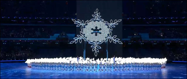 จีนโชว์จอ LED ใหญ่ที่สุดในโลกในพิธีเปิดโอลิมปิกฤดูหนาวปักกิ่ง
