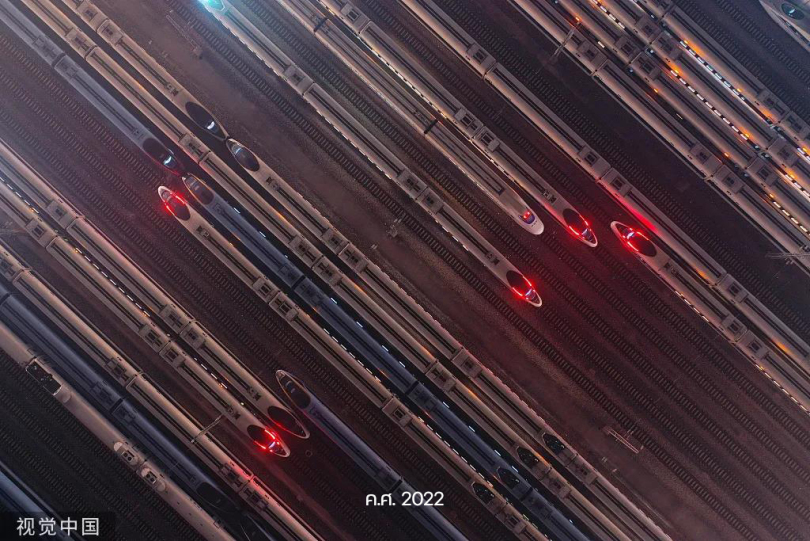 ภาพรถไฟความเร็วสูงรุ่นต่างๆ ของจีนฮิตในเน็ต