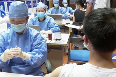 คนจีนได้รับวัคซีนต้านโควิดครบโดสกว่า 88.01%