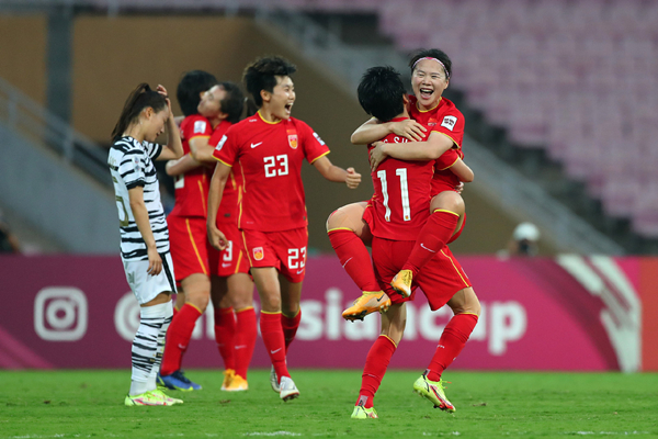 ฟุตบอลหญิงจีนคว้าแชมป์เอเชียนคัพ