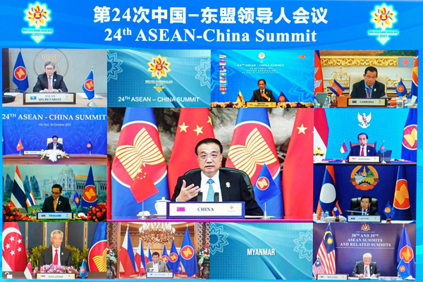 นายกฯ จีนร่วมประชุมผู้นำจีน-อาเซียน ครั้งที่ 24