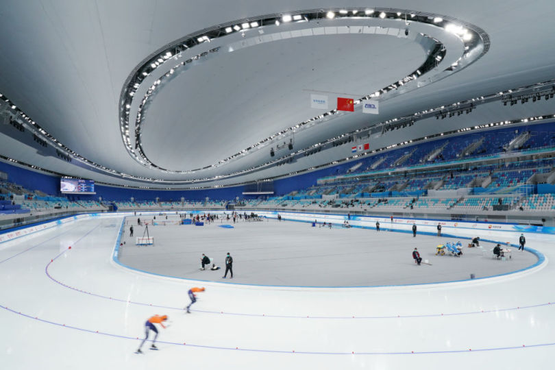 สนามแข่งโอลิมปิกฤดูหนาว 2022 เปี่ยมความล้ำสมัย