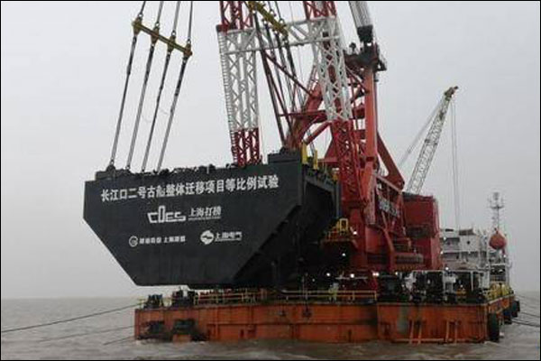 จีนเริ่มกู้เรือโบราณใต้น้ำทางตะวันออกของนครเซี่ยงไฮ้
